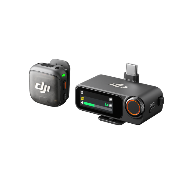 DJI Mic 3 (2 TX + 1 RX + Custodia di ricarica)