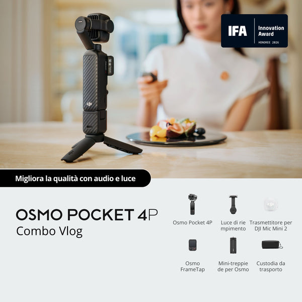 DJI OSMO POCKET 4P VLOG COMBO (BLACK)