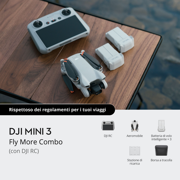 DJI MINI 3 Fly More Combo (DJI RC)